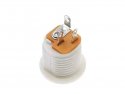 Chassis part 2.1x5.5mm power plug jack plug white